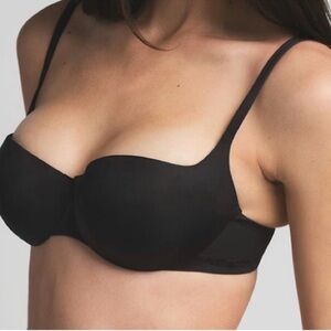 SKIMS Ultimate Push‑Up Balconette Bra – Onyx – Size 42DD